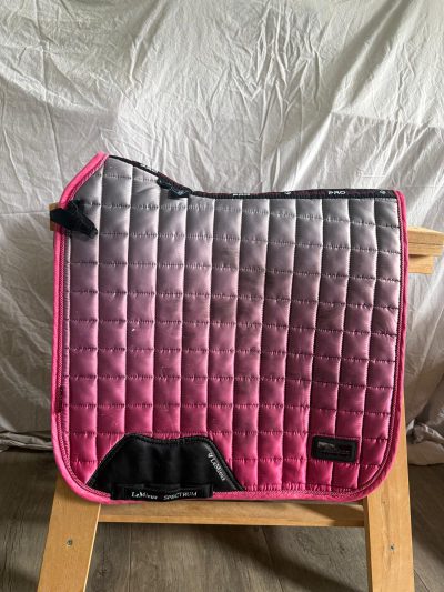 zadeldekje Le Mieux Roze /grijs dip dye